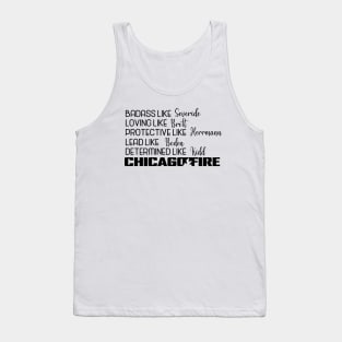 Chicago Fire Chicago Fire Names Tank Top